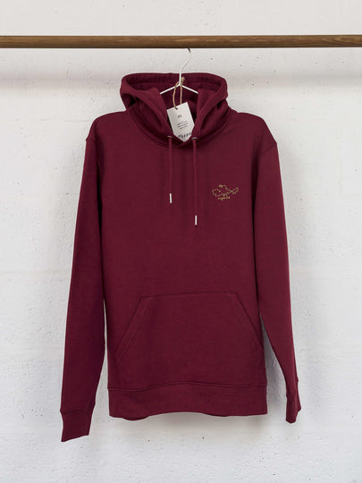 RVV burgundy hoodie