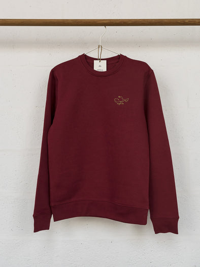 RVV burgundy sweater